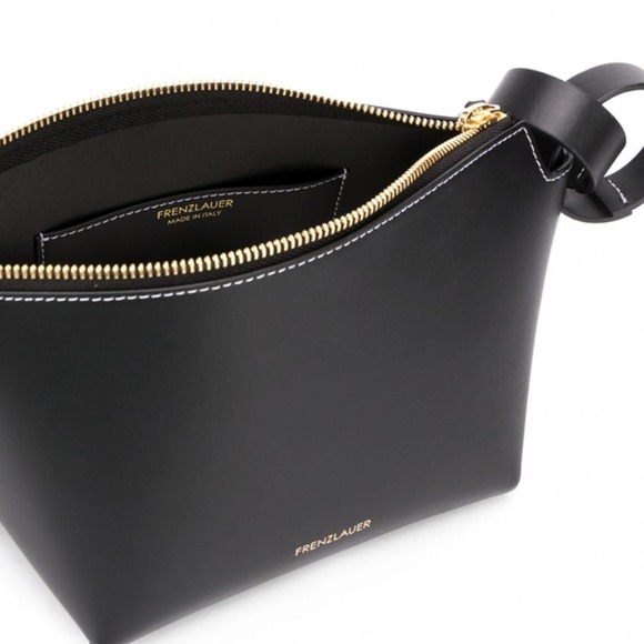 Frenzlauer Bowl Black Leather Shoulder Bag - Picture 6 of 10